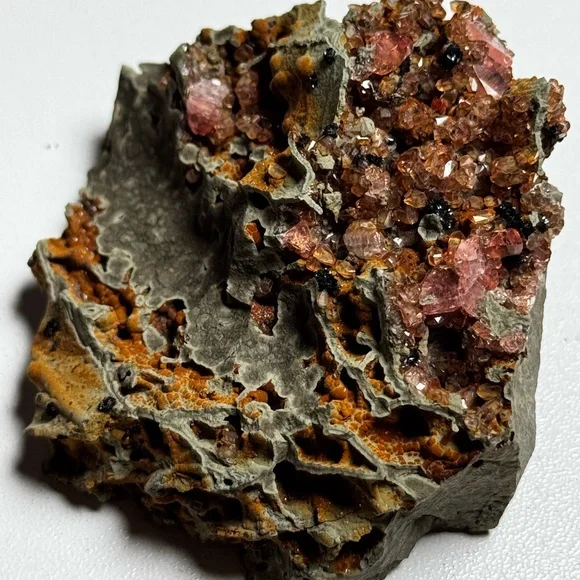 RARE Collector Rhodochrosite Matrix Potosi Mine Santa Eulalia Chihuahua 🇲🇽